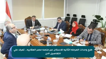 طرح وحدات المرحلة الثانية للإسكان عبر منصة مصر العقارية.. تعرف على التفاصيل الآن